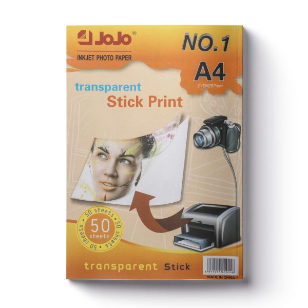 150g  PET  VINIL TRANSPARENTE ADESIVO A4  50 FOLHAS